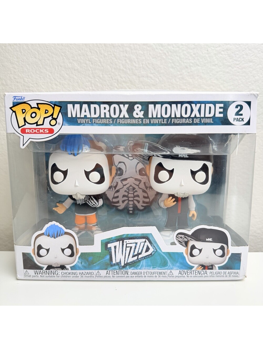 Funko Pop Rocks Twiztid Madrox & Monoxide 2 Pack Vinyl Figures 2022 w/ Box